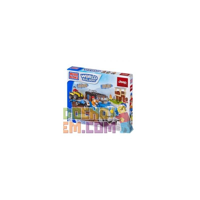 MEGA BLOKS 97834 97806 non Lego JEEP JUNGLE ADVENTURE. bộ đồ chơi xếp lắp ráp ghép mô hình City JEEP FOREST EXPEDITION Thành Phố 344 khối