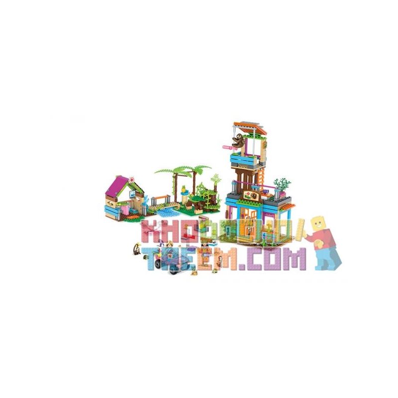 MEGA BLOKS FDY98 Xếp hình kiểu Lego FRIENDS Lea's 2-in-1 Rainforest Sanctuary LEA's Rainforest Protected Area 2 In 1 Khu Bảo Tồn Rừng Nhiệt đới Lea's 2 Trong 1 760 khối MEGA BLOKS FDY98 Xếp hình kiểu Lego FRIENDS Lea's 2-in-1 Rainforest Sanctuary LEA's Rainforest Protected Area 2 In 1 Khu Bảo Tồn Rừng Nhiệt đới Lea's 2 Trong 1 760 khối