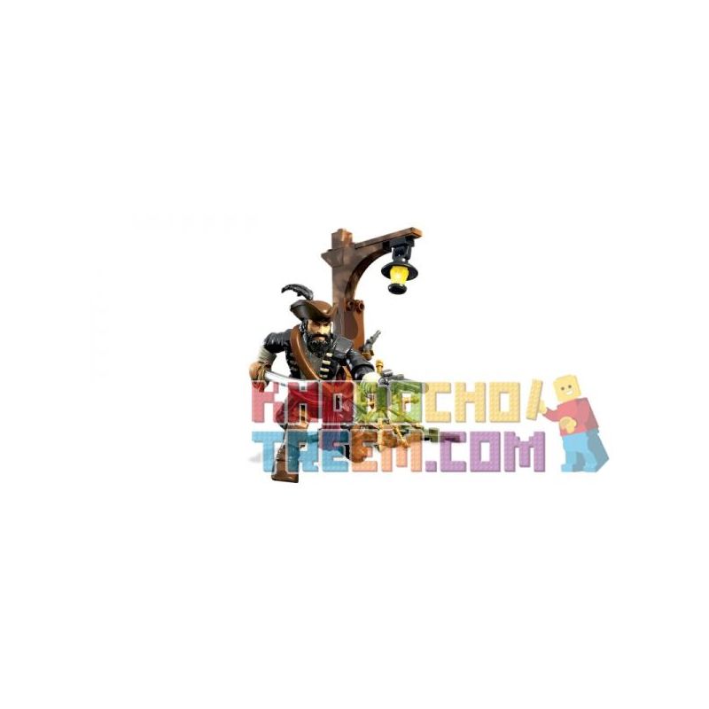 MEGA BLOKS DLC06 Xếp hình kiểu Lego Blackbeard Assassin's Creed Black Beard Râu đen 22 khối MEGA BLOKS DLC06 Xếp hình kiểu Lego Blackbeard Assassin's Creed Black Beard Râu đen 22 khối