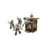MEGA BLOKS DLC08 non  GÓI CHIẾN ĐẤU TEMPLAR WARRIOR CRUSADER bộ đồ chơi xếp lắp ráp ghép mô hình Assassin's Creed TEMPLAR CRUSADERS BATTALION PACK 57 khối