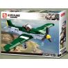 SLUBAN M38-B0857 B0857 0857 M38B0857 38-B0857 non  MÁY BAY CHIẾN ĐẤU MUSTANG P51D bộ đồ chơi xếp lắp ráp ghép mô hình Military Army Quân Sự Bộ Đội 323 khối