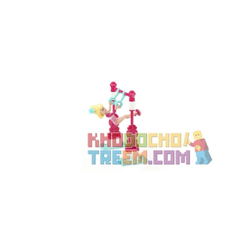 MEGA BLOKS 80232 Xếp hình kiểu Lego FRIENDS Gymnast Barbie Búp Bê Barbie 20 khối MEGA BLOKS 80232 Xếp hình kiểu Lego FRIENDS Gymnast Barbie Búp Bê Barbie 20 khối