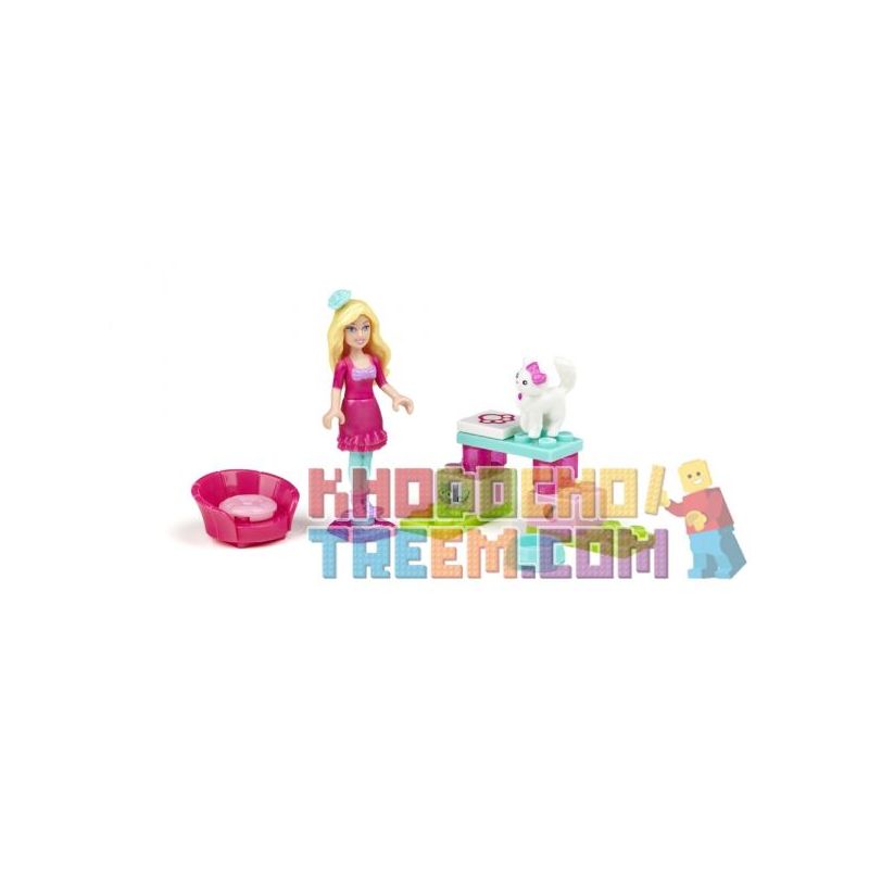 MEGA BLOKS 80233 Xếp hình kiểu Lego FRIENDS Kitten Sitter Barbie® Kitten Barbie Mèo Con Barbie. 22 khối MEGA BLOKS 80233 Xếp hình kiểu Lego FRIENDS Kitten Sitter Barbie® Kitten Barbie Mèo Con Barbie. 22 khối