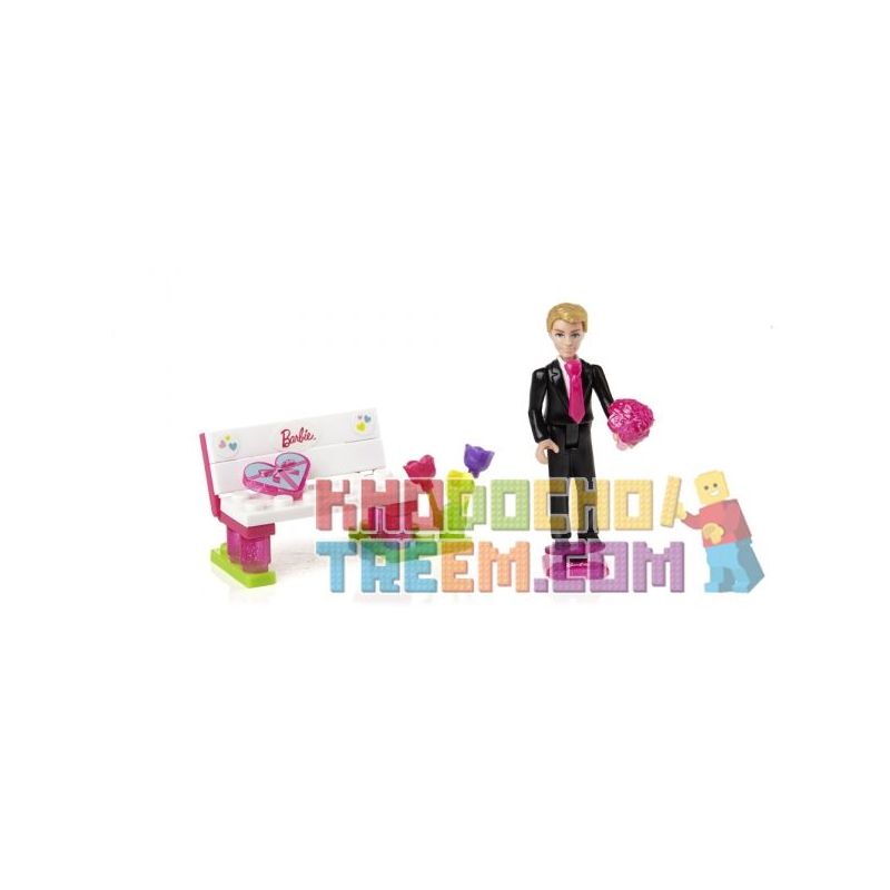 MEGA BLOKS 80239 Xếp hình kiểu Lego FRIENDS I ♥ Ken® I Ken Tôi ♥ Ken 26 khối MEGA BLOKS 80239 Xếp hình kiểu Lego FRIENDS I ♥ Ken® I Ken Tôi ♥ Ken 26 khối