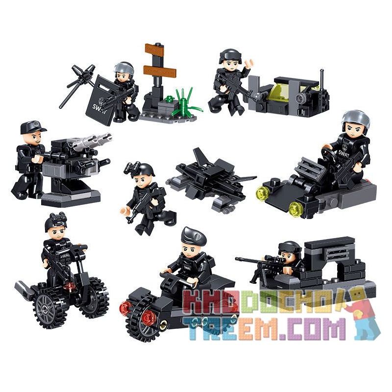 ZHEGAO QL0250 0250 Xếp hình kiểu Lego CITY SWAT-ELITE Special Police Assault Car 8 Combination Xe Tấn Công Cảnh Sát đặc Nhiệm 8 Tổ Hợp ZHEGAO QL0250 0250 Xếp hình kiểu Lego CITY SWAT-ELITE Special Police Assault Car 8 Combination Xe Tấn Công Cảnh Sát đặc Nhiệm 8 Tổ Hợp