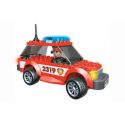 MEGA BLOKS 2411 2432 non Lego SUV TUẦN TRA CỨU HỎA bộ đồ chơi xếp lắp ráp ghép mô hình City FIRE PATROL SUV Thành Phố 75 khối