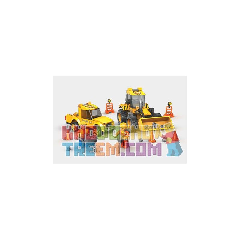 MEGA BLOKS 2423 non Lego NHIỆM VỤ XÂY DỰNG bộ đồ chơi xếp lắp ráp ghép mô hình City CONSTRUCTION MISSION Thành Phố 218 khối