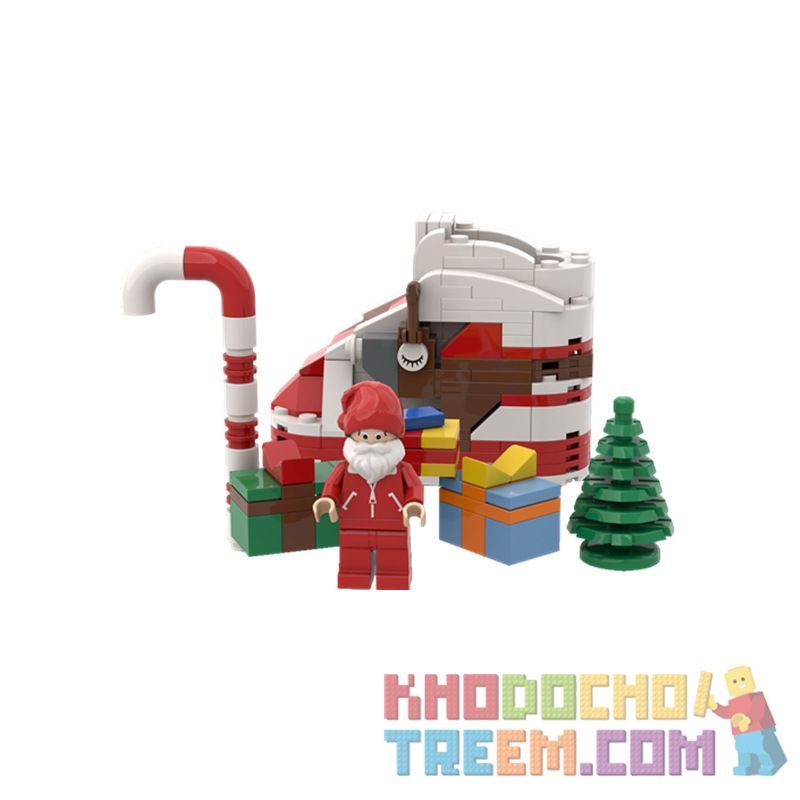 CHENJIALE 1225 Xếp hình kiểu Lego Christmas Shoes Giày Giáng Sinh 181 khối CHENJIALE 1225 Xếp hình kiểu Lego Christmas Shoes Giày Giáng Sinh 181 khối