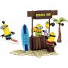 MEGA BLOKS 94815 non  ĐÃ ĐẾN LÚC TẮM BIỂN bộ đồ chơi xếp lắp ráp ghép mô hình Movie & Game BEACH DAY Phim Và Trò Chơi
