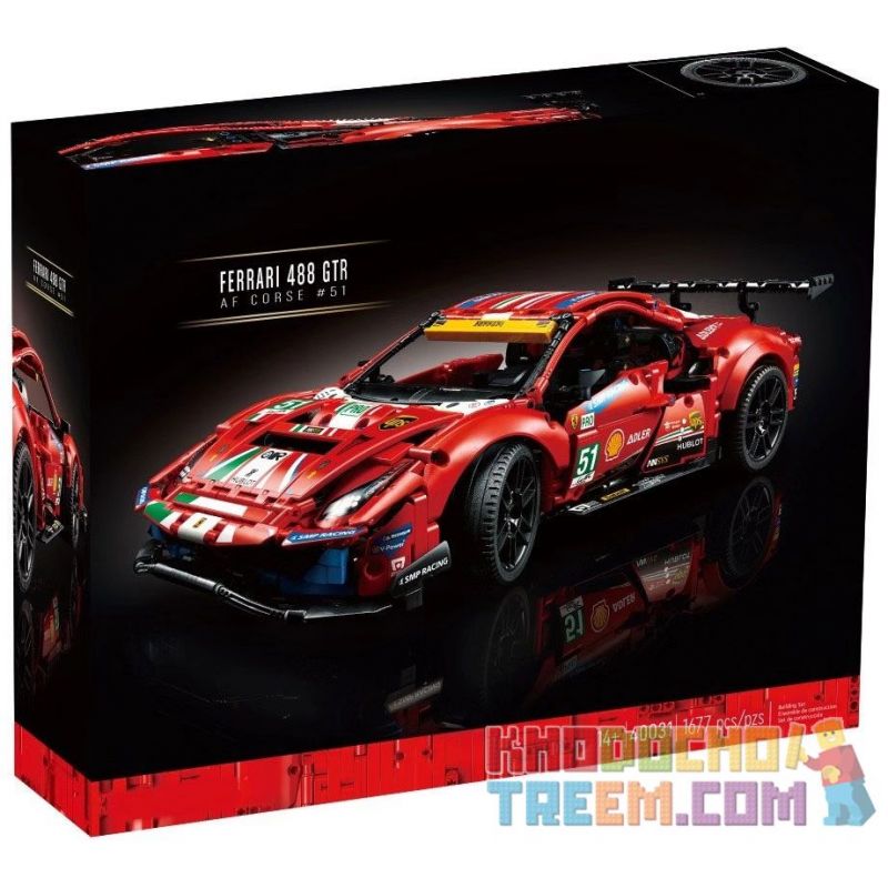 NOT Lego TECHNIC 42125 Ferrari 488 GTE 'AF Corse #51' , BLANK 10287 40031 488 Xếp hình Ferrari 488 GTE 'AF Corse # 51' 1677 khối NOT Lego TECHNIC 42125 Ferrari 488 GTE 'AF Corse #51' , BLANK 10287 40031 488 Xếp hình Ferrari 488 GTE 'AF Corse # 51' 1677 khối