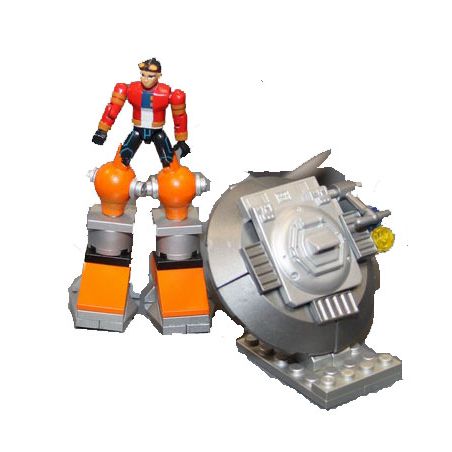 MEGA BLOKS 95903 non  KẺ HỦY DIỆT REX PUNK bộ đồ chơi xếp lắp ráp ghép mô hình Movie & Game REX PUNK BUSTERS Phim Và Trò Chơi