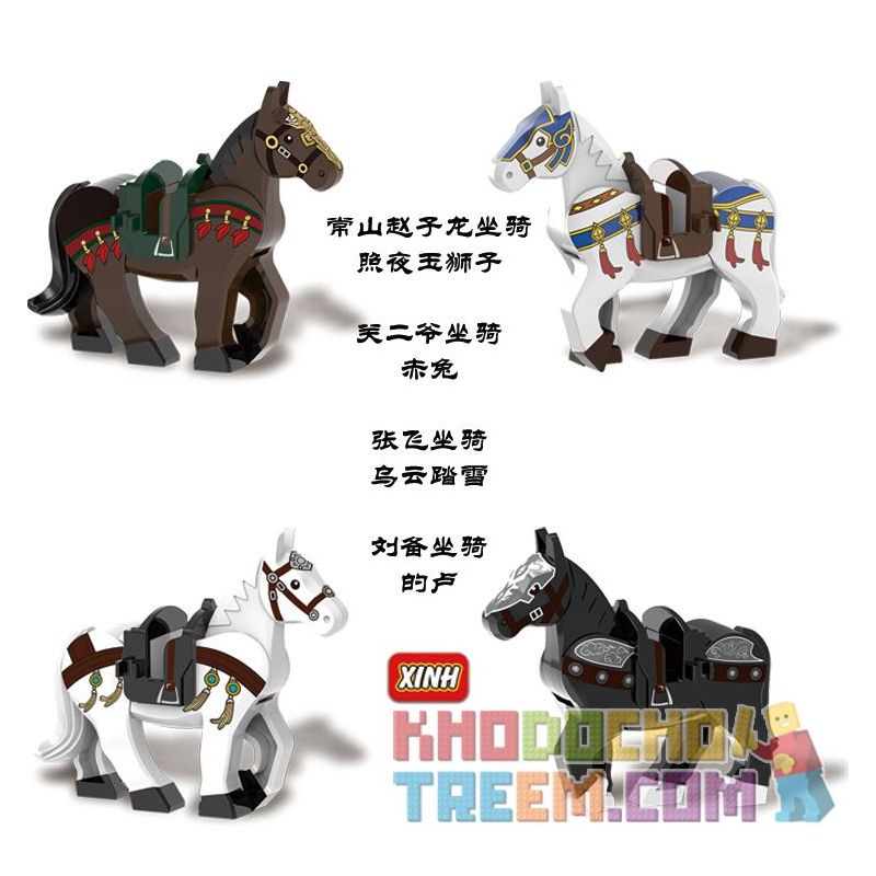 DW 004 005 006 001 002 003 XINH X1580 1580 X1581 1581 X1582 1582 X1583 1583 non Lego TAM QUỐC VÀ NGŨ HỔ bộ đồ chơi xếp lắp ráp ghép mô hình Collectable Minifigures Búp Bê Sưu Tầm