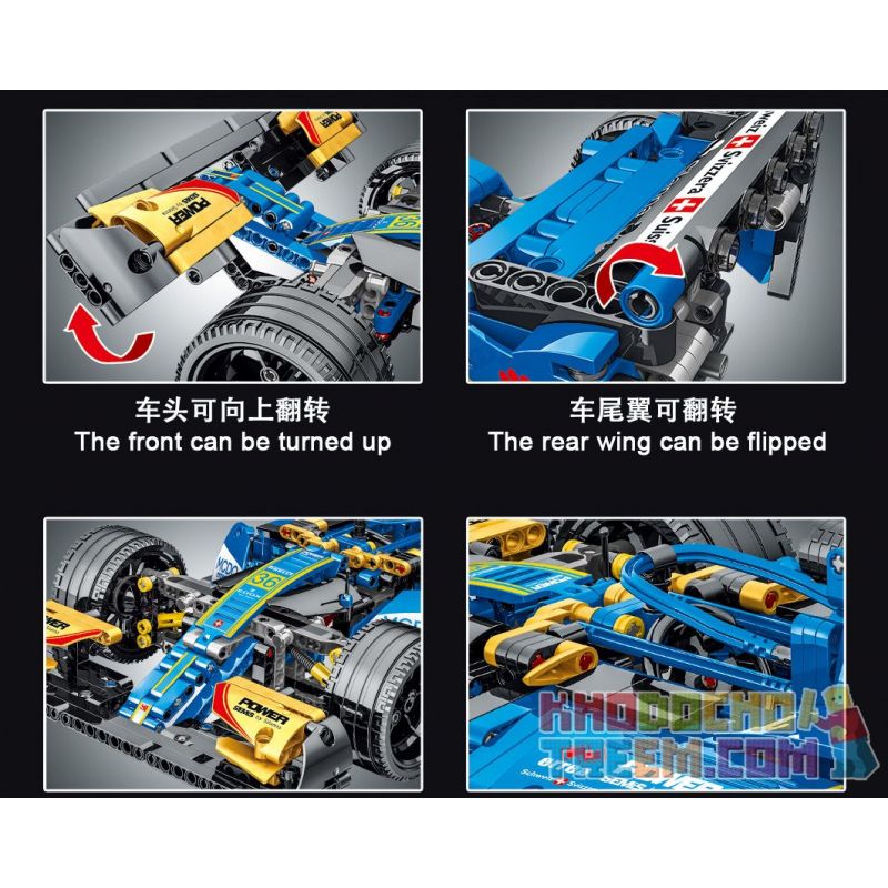 URGE 023004 023005 023006 023007 023008 023009 MouldKing 13117 Mould King 13117 REBRICKABLE MOC-31313 31313 MOC31313 TA GAOLE T2018 2018 T2019 2019 XINGYA PREMIUM 67110 non  XE ĐUA CÔNG THỨC MỘT (TRONG 42096 BỘ) tỷ lệ 1:10 bộ đồ chơi xếp lắp ráp ghép mô hình  42096 ALTERNATE - F1 CAR Kỹ Thuật Công Nghệ Cao Mô Hình Phương Tiện 1054 khối