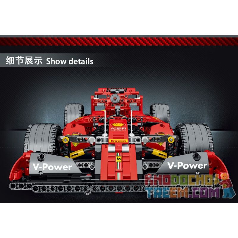 URGE 023004 023005 023006 023007 023008 023009 MouldKing 13117 Mould King 13117 REBRICKABLE MOC-31313 31313 MOC31313 TA GAOLE T2018 2018 T2019 2019 XINGYA PREMIUM 67110 non  XE ĐUA CÔNG THỨC MỘT (TRONG 42096 BỘ) tỷ lệ 1:10 bộ đồ chơi xếp lắp ráp ghép mô hình  42096 ALTERNATE - F1 CAR Kỹ Thuật Công Nghệ Cao Mô Hình Phương Tiện 1054 khối