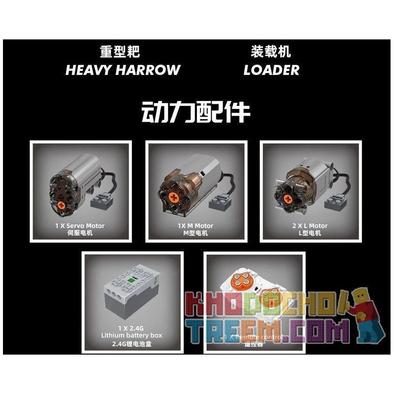 MouldKing 17019 17020 Mould King 17019 17020 REBRICKABLE MOC non  MÁY KÉO TỐC ĐỘ CAO JCB FASTRAC 4000 SERIES bộ đồ chơi xếp lắp ráp ghép mô hình  TRACTOR FASTRAC 4000ER SERIES WITH RC Kỹ Thuật Công Nghệ Cao Mô Hình Phương Tiện 1339 khối