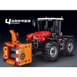 MouldKing 17019 17020 Mould King 17019 17020 REBRICKABLE MOC non  MÁY KÉO TỐC ĐỘ CAO JCB FASTRAC 4000 SERIES bộ đồ chơi xếp lắp ráp ghép mô hình  TRACTOR FASTRAC 4000ER SERIES WITH RC Kỹ Thuật Công Nghệ Cao Mô Hình Phương Tiện 1339 khối