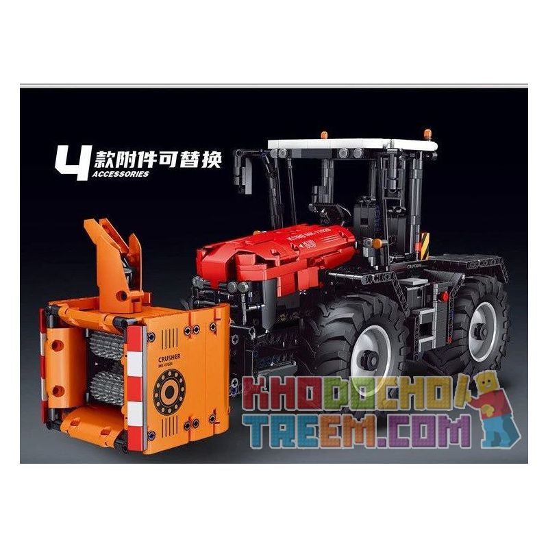 MouldKing 17019 17020 Mould King 17019 17020 REBRICKABLE MOC non  MÁY KÉO TỐC ĐỘ CAO JCB FASTRAC 4000 SERIES bộ đồ chơi xếp lắp ráp ghép mô hình  TRACTOR FASTRAC 4000ER SERIES WITH RC Kỹ Thuật Công Nghệ Cao Mô Hình Phương Tiện 1339 khối