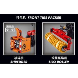 MouldKing 17019 17020 Mould King 17019 17020 REBRICKABLE MOC non  MÁY KÉO TỐC ĐỘ CAO JCB FASTRAC 4000 SERIES bộ đồ chơi xếp lắp ráp ghép mô hình  TRACTOR FASTRAC 4000ER SERIES WITH RC Kỹ Thuật Công Nghệ Cao Mô Hình Phương Tiện 1339 khối