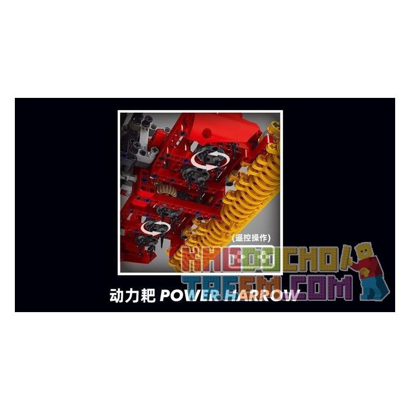 MouldKing 17019 17020 Mould King 17019 17020 REBRICKABLE MOC non  MÁY KÉO TỐC ĐỘ CAO JCB FASTRAC 4000 SERIES bộ đồ chơi xếp lắp ráp ghép mô hình  TRACTOR FASTRAC 4000ER SERIES WITH RC Kỹ Thuật Công Nghệ Cao Mô Hình Phương Tiện 1339 khối