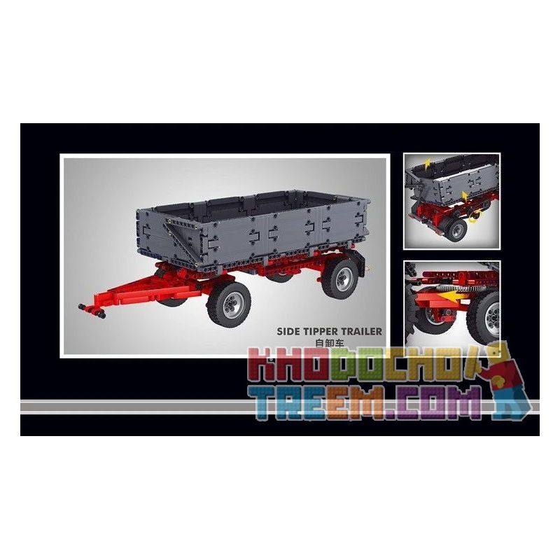 MouldKing 17019 17020 Mould King 17019 17020 REBRICKABLE MOC non  MÁY KÉO TỐC ĐỘ CAO JCB FASTRAC 4000 SERIES bộ đồ chơi xếp lắp ráp ghép mô hình  TRACTOR FASTRAC 4000ER SERIES WITH RC Kỹ Thuật Công Nghệ Cao Mô Hình Phương Tiện 1339 khối