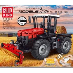 MouldKing 17019 17020 Mould King 17019 17020 REBRICKABLE MOC non  MÁY KÉO TỐC ĐỘ CAO JCB FASTRAC 4000 SERIES bộ đồ chơi xếp lắp ráp ghép mô hình  TRACTOR FASTRAC 4000ER SERIES WITH RC Kỹ Thuật Công Nghệ Cao Mô Hình Phương Tiện 1339 khối
