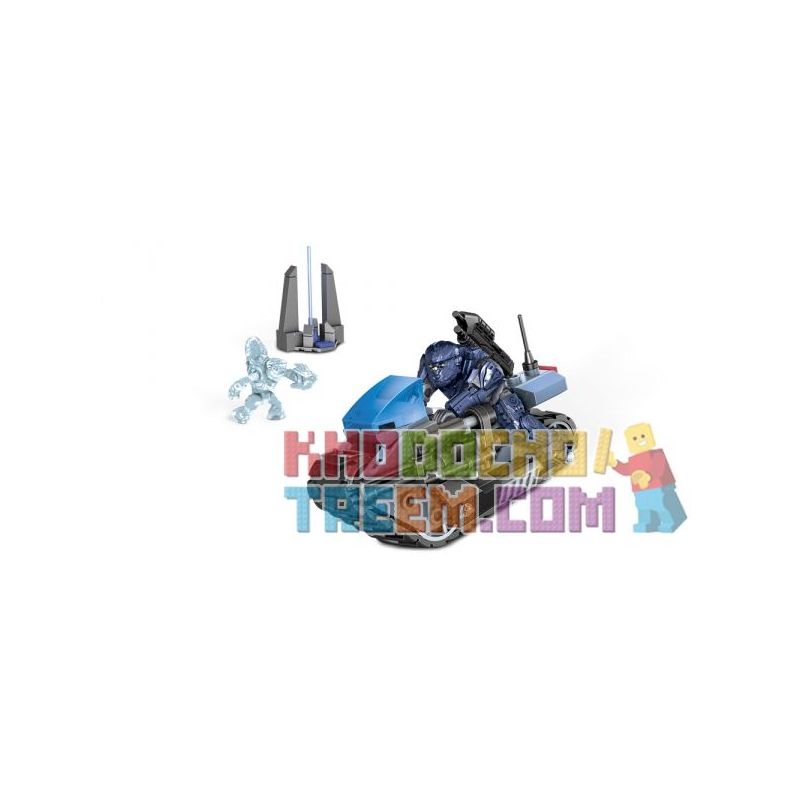 MEGA BLOKS 97116 non Lego UNSC BỊ BAO VÂY XE MÁY bộ đồ chơi xếp lắp ráp ghép mô hình Computer Games UNSC SIEGE BIKE Trò Chơi 72 khối