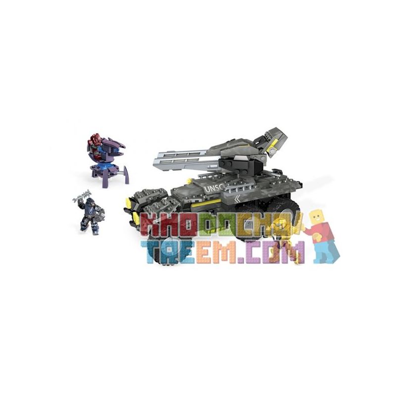 MEGA BLOKS 97139 non Lego RẮN HỔ MANG CHỐNG GIÁP UNSC bộ đồ chơi xếp lắp ráp ghép mô hình Computer Games UNSC ANTI-ARMOR COBRA Trò Chơi 460 khối