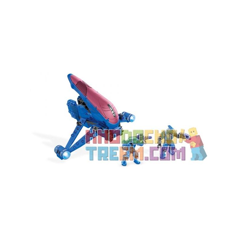 MEGA BLOKS 97202 non Lego BLUE SERIES BANSHEE. bộ đồ chơi xếp lắp ráp ghép mô hình Computer Games Trò Chơi 109 khối