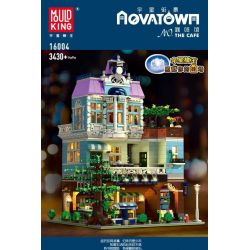 MouldKing 16004 Mould King 16004 non  QUÁN CÀ PHÊ bộ đồ chơi xếp lắp ráp ghép mô hình Modular Buildings THE CAFE Mô Hình Nhà Cửa 3430 khối