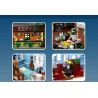 MouldKing 16004 Mould King 16004 non  QUÁN CÀ PHÊ bộ đồ chơi xếp lắp ráp ghép mô hình Modular Buildings THE CAFE Mô Hình Nhà Cửa 3430 khối