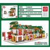 ZHEGAO 00826 00827 00828 00829 00830 00825 non  CHẾ ĐỘ XEM PHỐ TRUNG QUỐC 6 KIỂU bộ đồ chơi xếp lắp ráp ghép mô hình Chinatown STREET VIEW Khu Phố Tàu 2078 khối