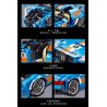 LUCKY STAR 50027 non  SLS TỰ HÀO bộ đồ chơi xếp lắp ráp ghép mô hình Speed Champions Racing Cars MERCEDES-BENZ SLS AMG Đua Xe Công Thức 532 khối