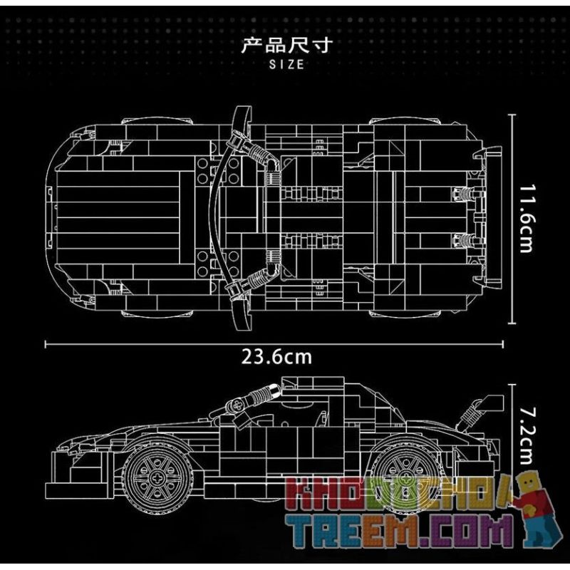 LUCKY STAR 50027 non  SLS TỰ HÀO bộ đồ chơi xếp lắp ráp ghép mô hình Speed Champions Racing Cars MERCEDES-BENZ SLS AMG Đua Xe Công Thức 532 khối