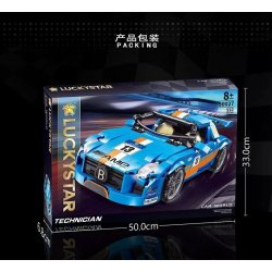 LUCKY STAR 50027 non  SLS TỰ HÀO bộ đồ chơi xếp lắp ráp ghép mô hình Speed Champions Racing Cars MERCEDES-BENZ SLS AMG Đua Xe Công Thức 532 khối