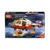 MEGA BLOKS FXY58 non  TRỰC THĂNG CỨU HỘ BỜ BIỂN bộ đồ chơi xếp lắp ráp ghép mô hình City COAST GUARD HELICOPTER RESCUE Thành Phố 746 khối