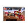 MEGA BLOKS FVR42 non  CƯỚP TÀU HỎA bộ đồ chơi xếp lắp ráp ghép mô hình TRAIN HEIST 1329 khối