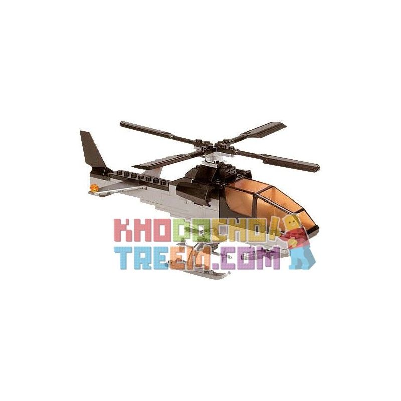 MEGA BLOKS 3275 non Lego TRỰC THĂNG TẤN CÔNG bộ đồ chơi xếp lắp ráp ghép mô hình Military Army ATTACK COPTER Quân Sự Bộ Đội 110 khối