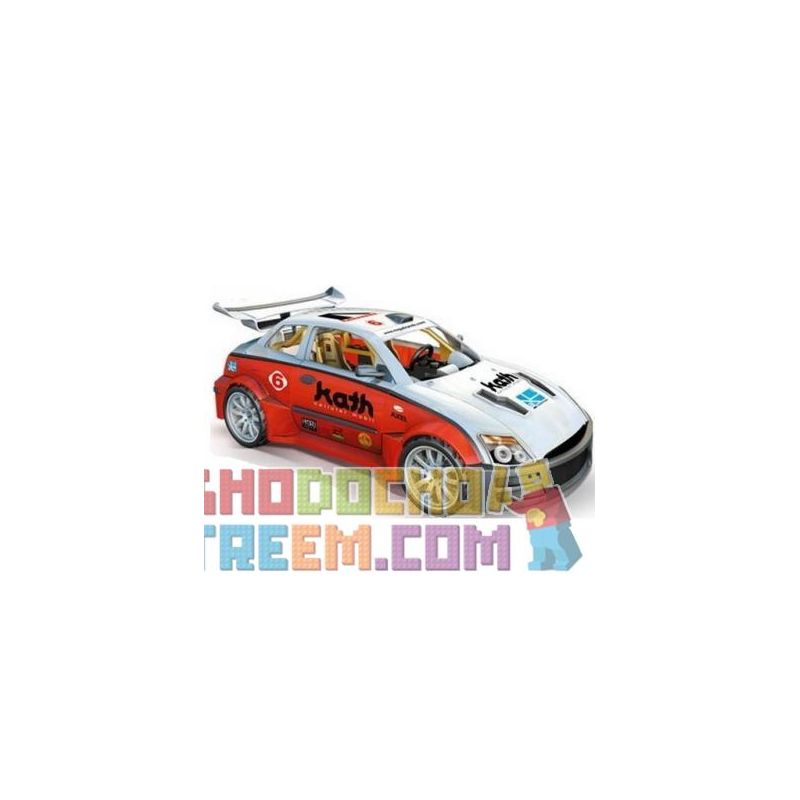 MEGA BLOKS 3266 non Lego TUA BIN VÔ HÌNH SRA. bộ đồ chơi xếp lắp ráp ghép mô hình Speed Champions Racing Cars STEALTH TURBO SRA Đua Xe Công Thức 148 khối