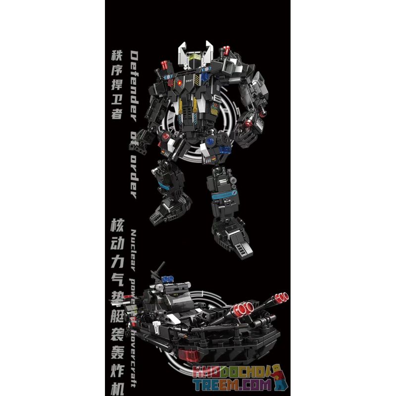 HENGTAI 92021 non  CHÚA TỂ BẦU TRỜI NGƯỜI BẢO VỆ TRẬT TỰ MÁY BAY NÉM BOM TẤN CÔNG THỦY PHI CƠ CHẠY BẰNG NĂNG LƯỢNG HẠT NHÂN bộ đồ chơi xếp lắp ráp ghép mô hình PROTECT YOU 725 khối