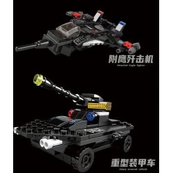 HENGTAI 92021 non  CHÚA TỂ BẦU TRỜI NGƯỜI BẢO VỆ TRẬT TỰ MÁY BAY NÉM BOM TẤN CÔNG THỦY PHI CƠ CHẠY BẰNG NĂNG LƯỢNG HẠT NHÂN bộ đồ chơi xếp lắp ráp ghép mô hình PROTECT YOU 725 khối