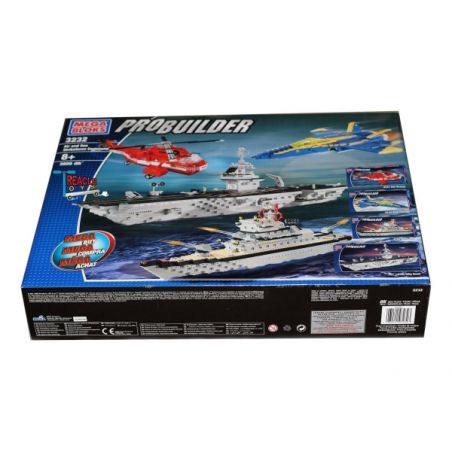 MEGA BLOKS 3232 non  BỘ TƯ LỆNH HẢI QUÂN VÀ KHÔNG bộ đồ chơi xếp lắp ráp ghép mô hình Military Army AIR AND SEA STRIKEFORCE COMMAND Quân Sự Bộ Đội 3800 khối