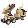 MEGA BLOKS 3731 non  ĐƠN VỊ PHÒNG THỦ CƠ ĐỘNG SNAKE bộ đồ chơi xếp lắp ráp ghép mô hình Military Army SNAKE MOBILE DEFENSE UNIT Quân Sự Bộ Đội 235 khối