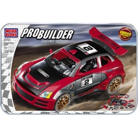 MEGA BLOKS 3724 non  HỘI NGHỊ THƯỢNG ĐỈNH TURBO SRA. bộ đồ chơi xếp lắp ráp ghép mô hình Speed Champions Racing Cars SUMMIT TURBO SRA Đua Xe Công Thức 125 khối