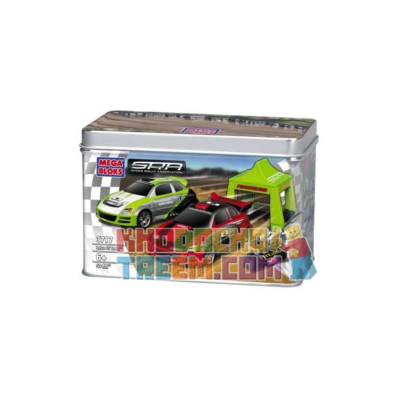 MEGA BLOKS 3717 non Lego DÒNG GT TURBO SRA bộ đồ chơi xếp lắp ráp ghép mô hình Speed Champions Racing Cars INFLUX GT TURBO SRA Đua Xe Công Thức 50 khối