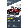 SLUBAN M38-B0816 B0816 0816 M38B0816 38-B0816 non  XE ĐỊA HÌNH JEEP bộ đồ chơi xếp lắp ráp ghép mô hình Racers Đua Tốc Độ 253 khối
