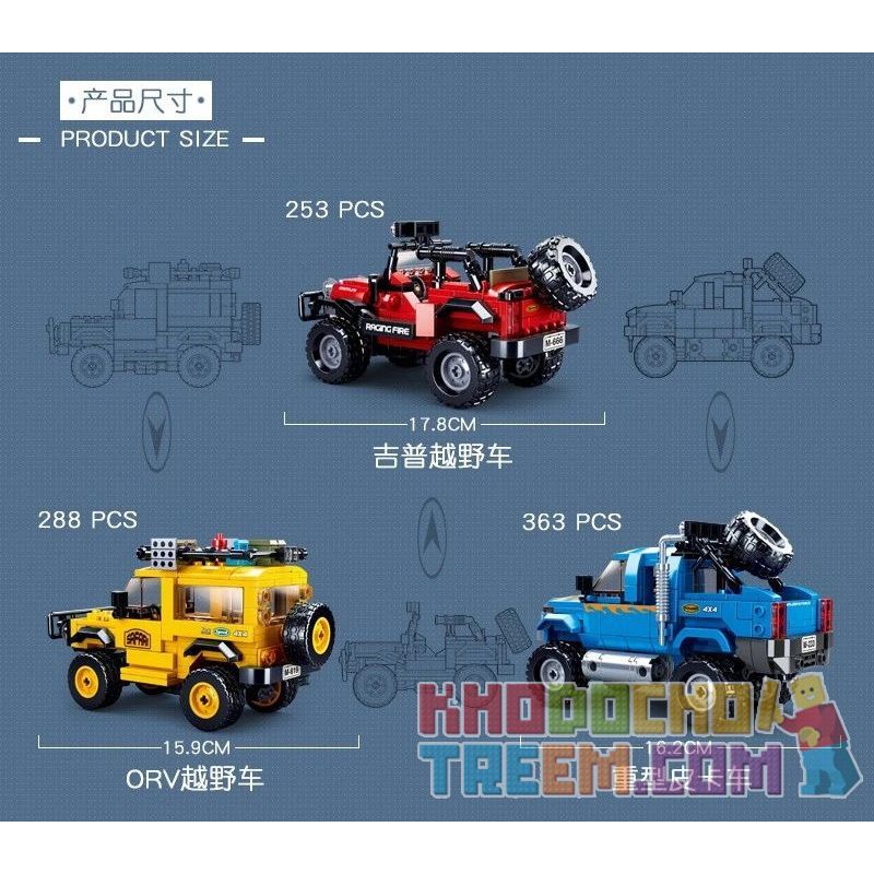SLUBAN M38-B0816 B0816 0816 M38B0816 38-B0816 non  XE ĐỊA HÌNH JEEP bộ đồ chơi xếp lắp ráp ghép mô hình Racers Đua Tốc Độ 253 khối SLUBAN M38-B0816 B0816 0816 M38B0816 38-B0816 non  XE ĐỊA HÌNH JEEP bộ đồ chơi xếp lắp ráp ghép mô hình Racers Đua Tốc Độ 253 khối