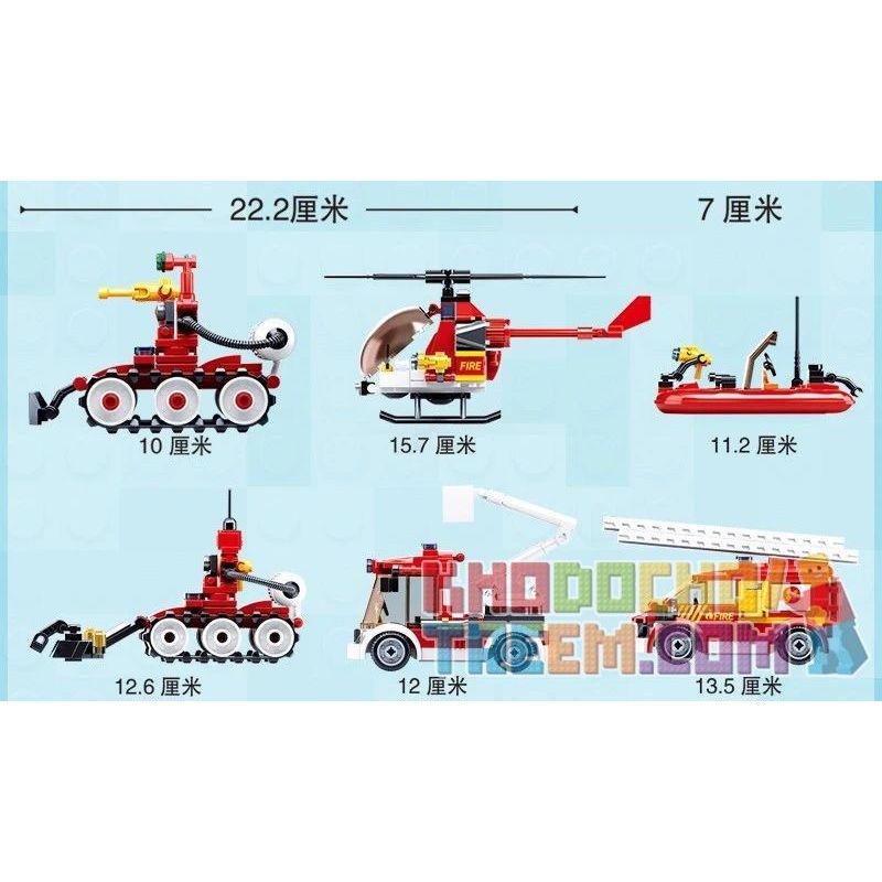 SLUBAN M38-B0807 B0807 0807 M38B0807 38-B0807 non  ĐỘI CỨU HỎA MIỀN NÚI bộ đồ chơi xếp lắp ráp ghép mô hình Fire Rescure 325 khối