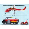 SLUBAN M38-B0808 B0808 0808 M38B0808 38-B0808 non  ĐỘI CỨU HỎA SÂN BAY bộ đồ chơi xếp lắp ráp ghép mô hình Fire Rescure 381 khối