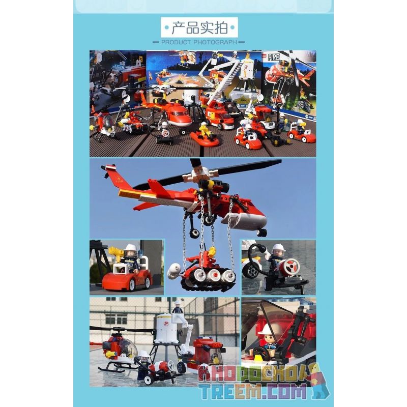 SLUBAN M38-B0808 B0808 0808 M38B0808 38-B0808 non  ĐỘI CỨU HỎA SÂN BAY bộ đồ chơi xếp lắp ráp ghép mô hình Fire Rescure 381 khối