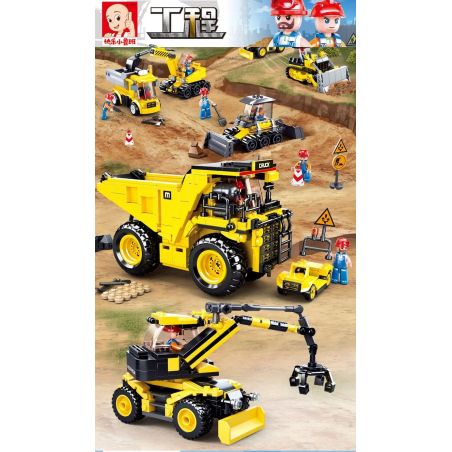 SLUBAN M38-B0806 B0806 0806 M38B0806 38-B0806 non  XE CHỞ MÌN bộ đồ chơi xếp lắp ráp ghép mô hình City Thành Phố 416 khối